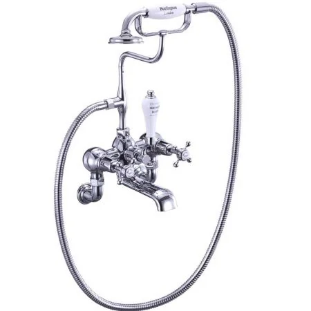 Burlington Claremont Bath Shower Mixer - Wall Mounted