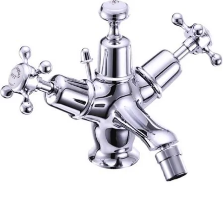 Burlington Claremont Bidet Mixer with Pop-Up Plug