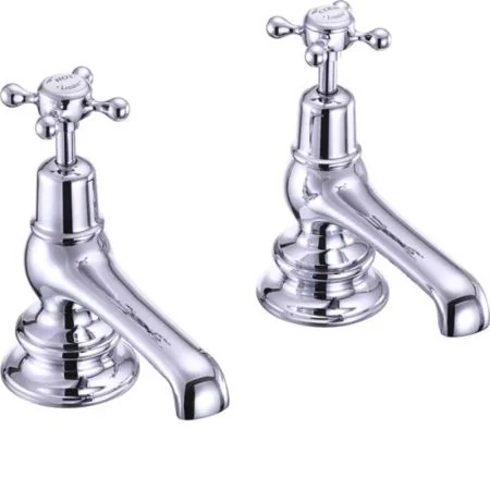 Burlington Claremont Regent Bath Pillar Taps