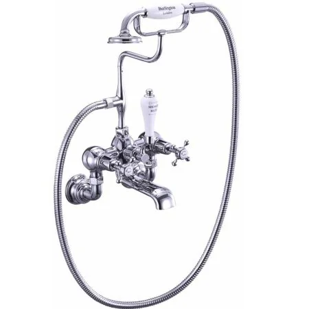 Burlington Claremont Regent Bath Shower Mixer - Wall Mounted