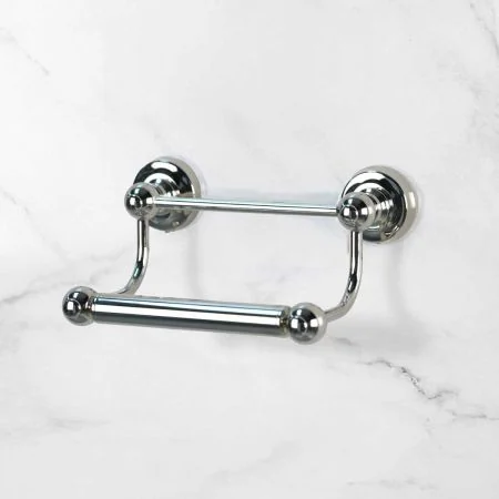 Traditional Bar Toilet Paper Holder - Polished Nickel