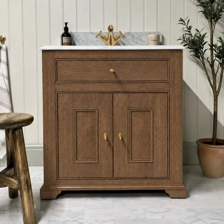 Keswick 1000mm Traditional 2 Door Single Vanity Unit
