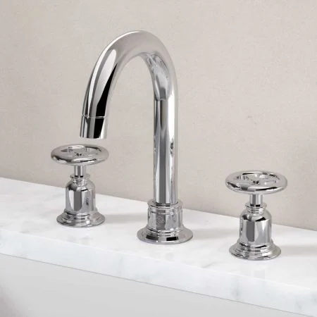Klee Deck Mounted 3 Hole Basin Mixer
