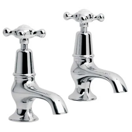 Lefroy Brooks Connaught Basin Pillar Taps (Pair) CH8022