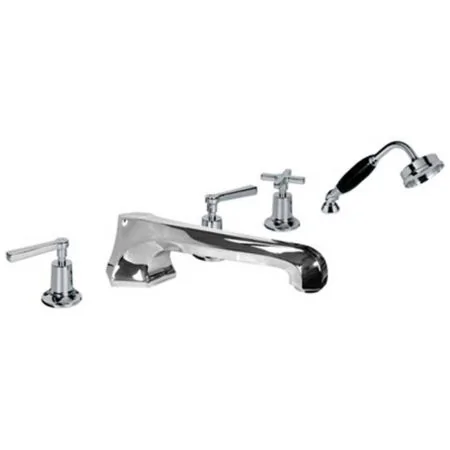 Lefroy Brooks Mackintosh Lever Five Hole Bath Set With Diverter And Pull-Out Hand Shower ML1260