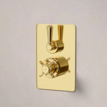 Linton Single Outlet Concealed Shower - Metal Lever