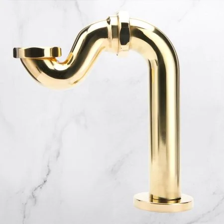 Shallow Seal Bath Trap - Living Brass