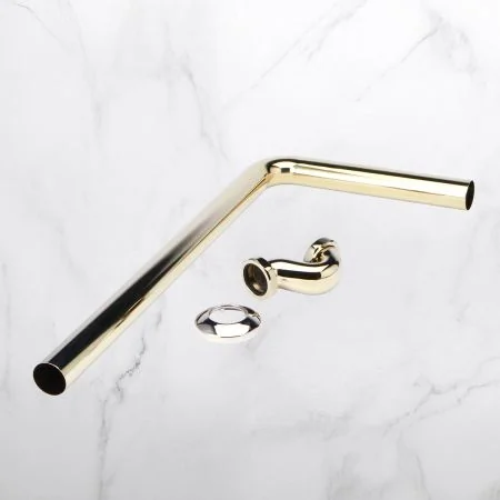 Shallow Seal Bath Trap Longer - Living Brass