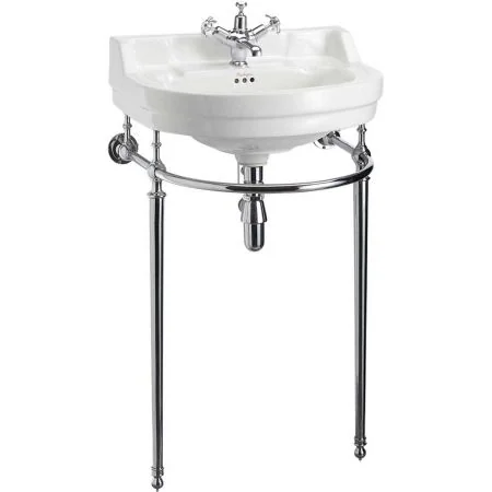 The Burlington Round Edwardian Medium Basin & Wash Stand