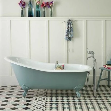 The Dawlish Victorian Slipper Cast Iron Bath