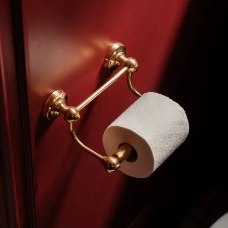 Traditional Collection Bar Toilet Paper Holder - Living Brass
