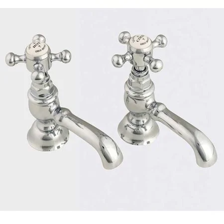 Silverdale Victorian Basin Pillar Taps