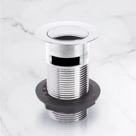 Slotted Click Clack Waste - Polished Nickel