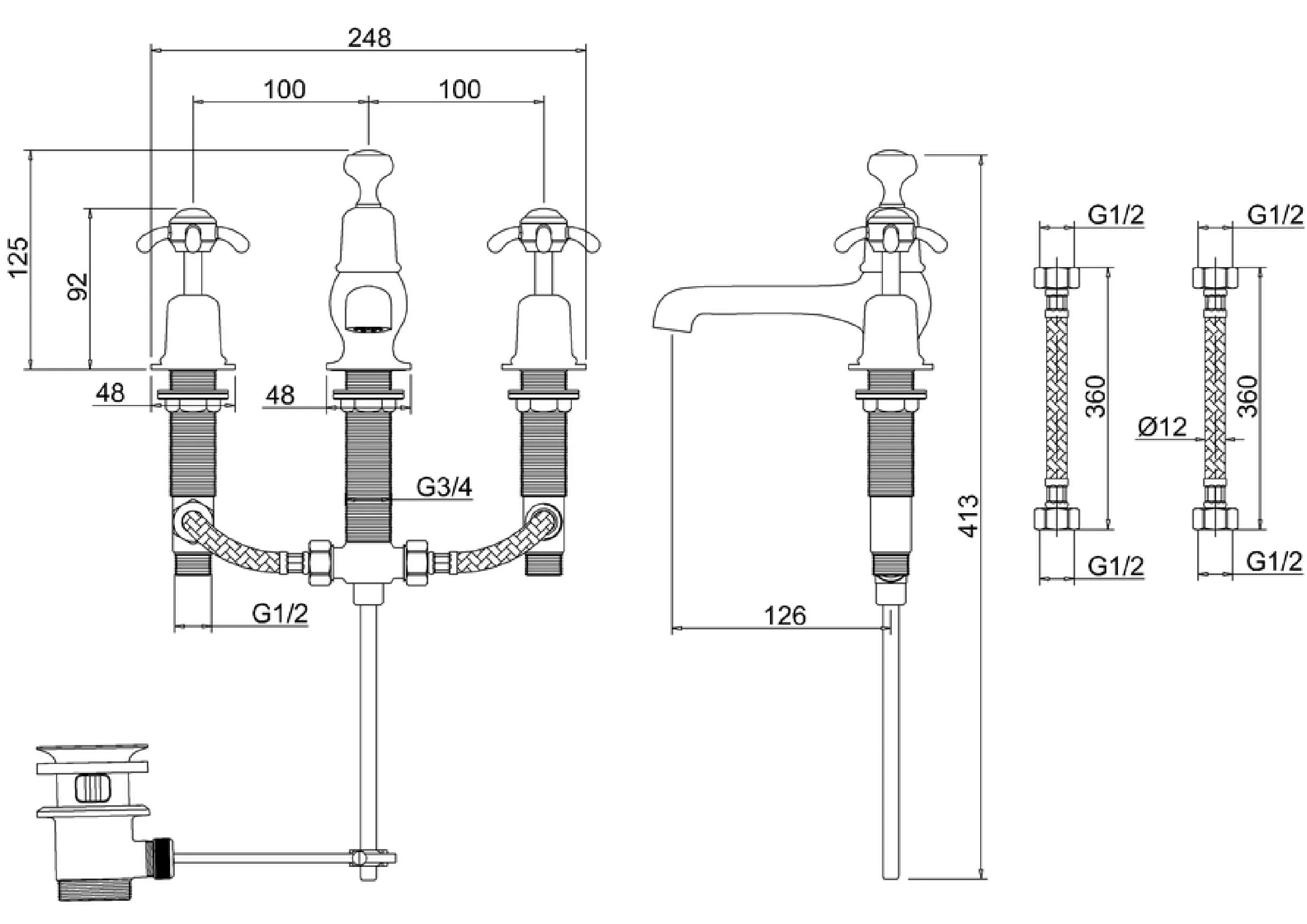 Specification drawing for - AN12