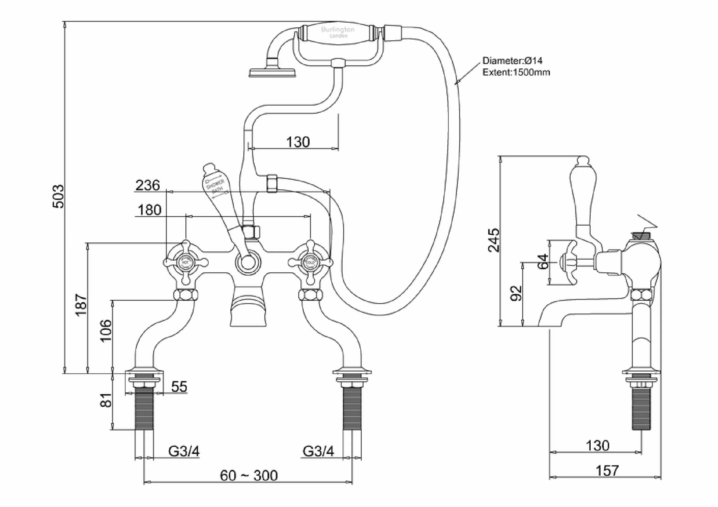 Specification drawing for - AN15