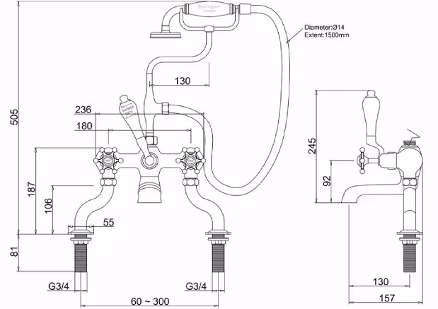 Specification drawing for - BI15