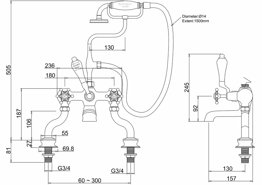 Specification drawing for - BIR15