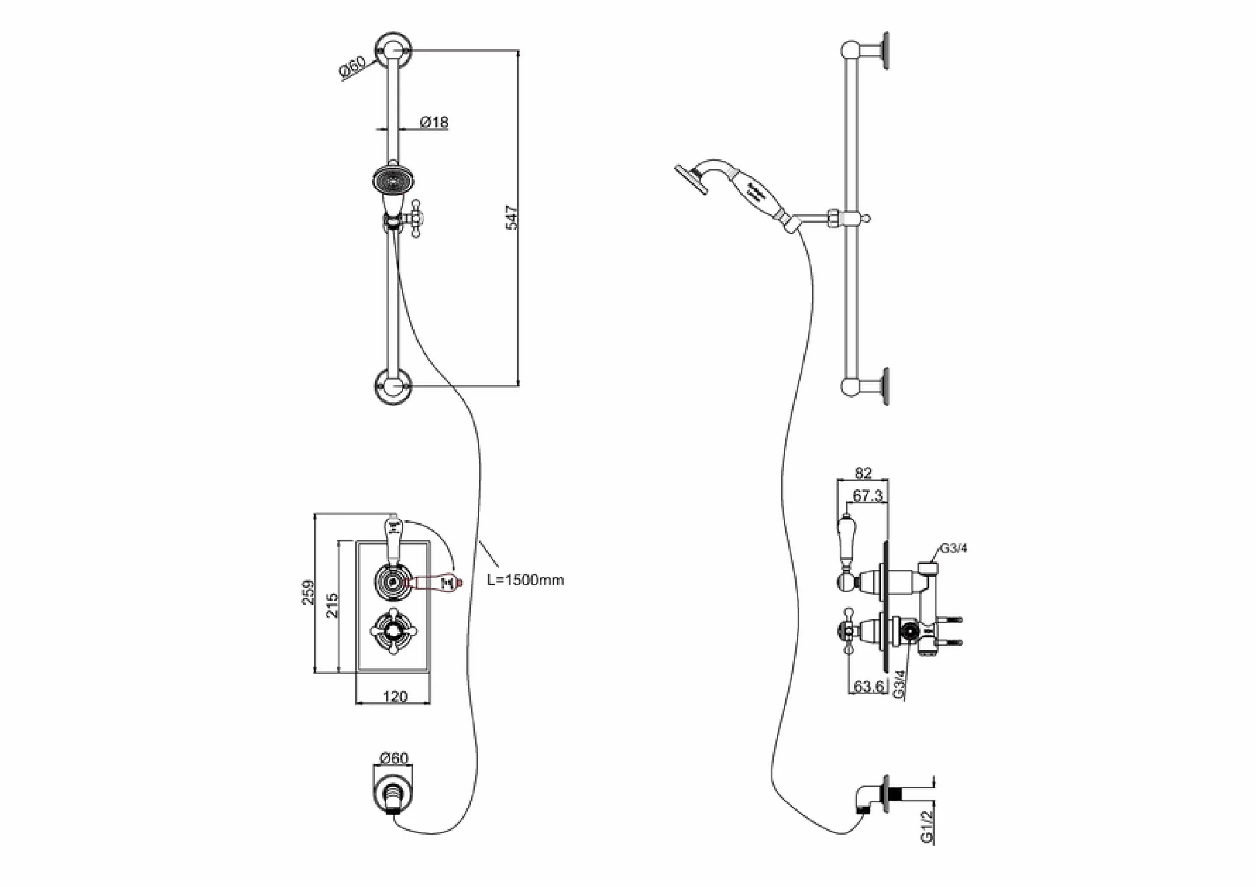 Specification drawing for - TF1H