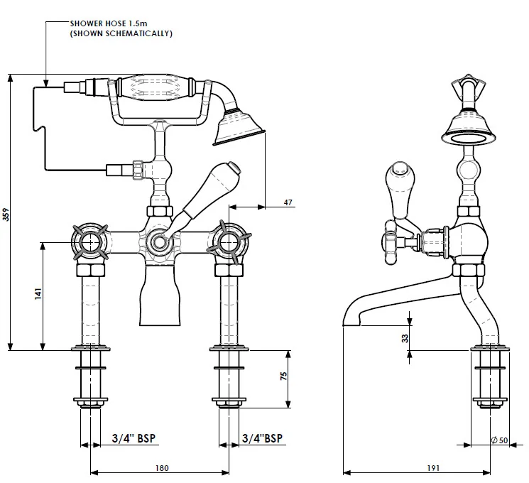 Specification drawing for - CIBC-BSM-X-GD