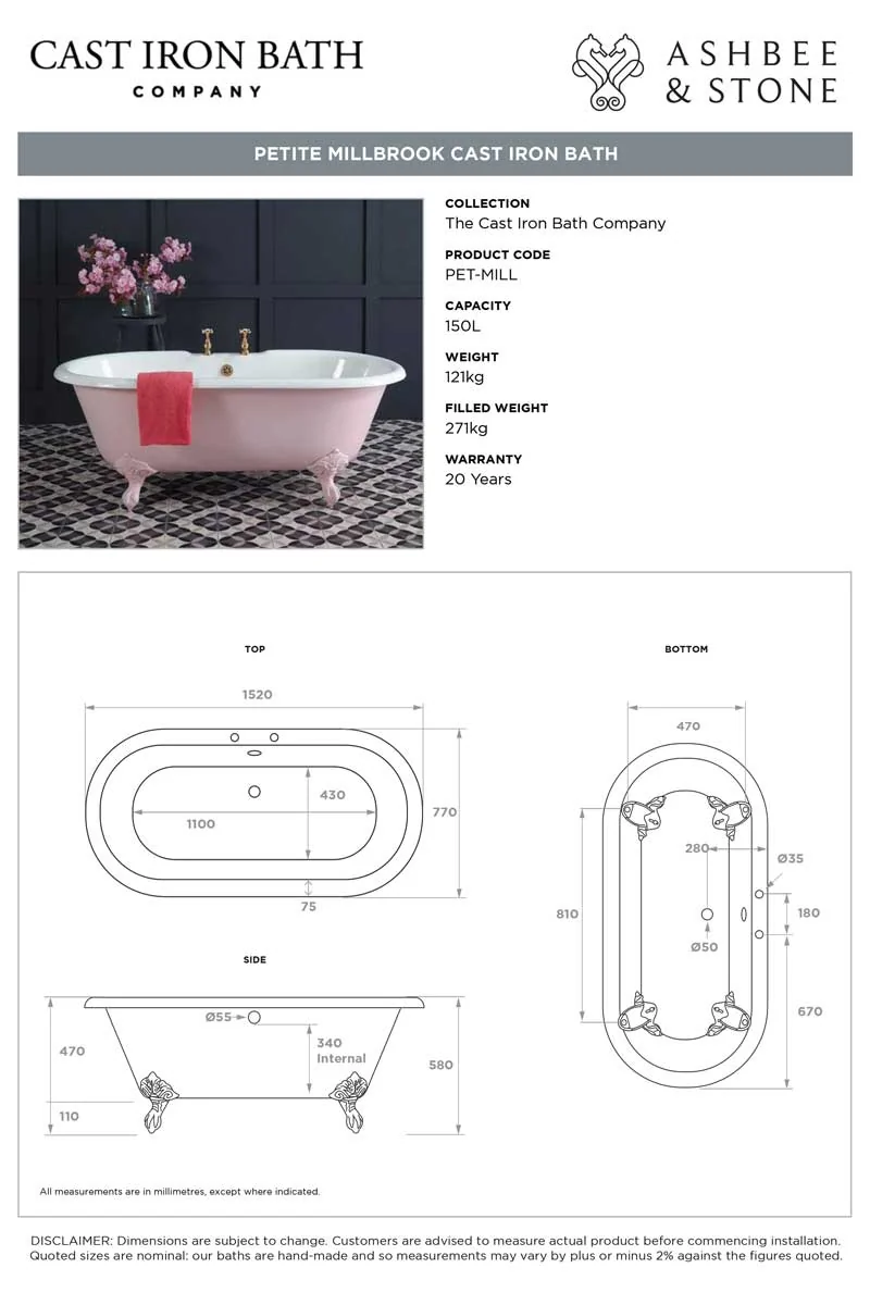 View Petite Millbrook specification