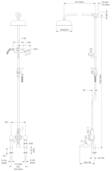 Specification drawing for - DM-GD8825
