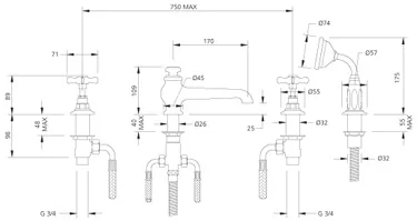 Specification drawing for - LB1250