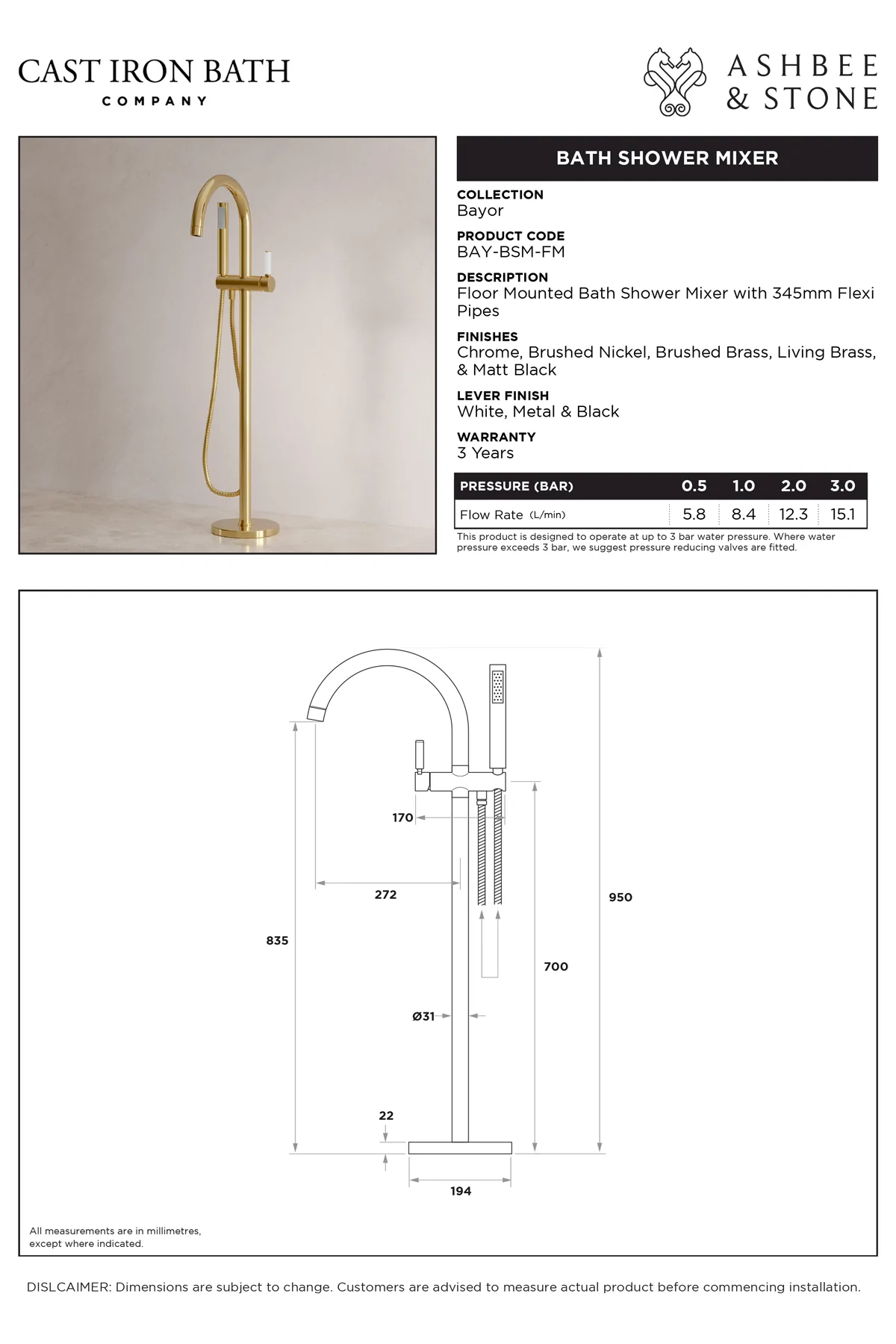View Bayor Bath Shower Mixer specification}}