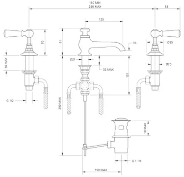 Specification drawing for - WL1224