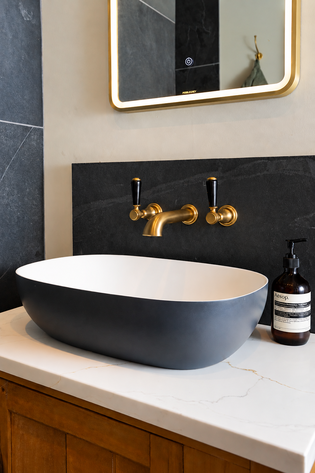 RossaStone Felix Basin Slate Grey