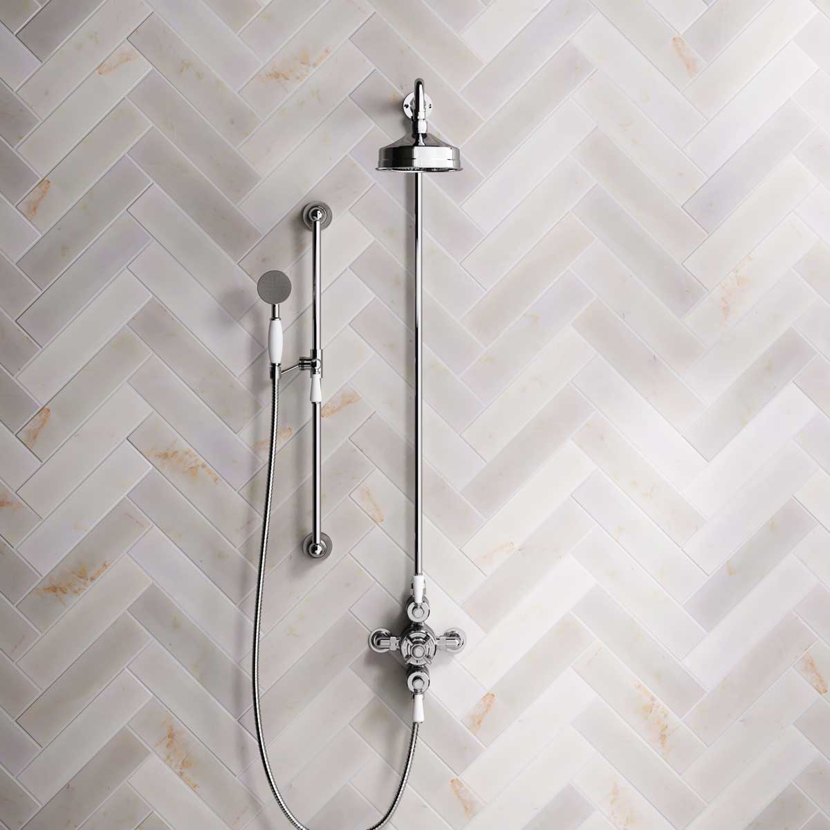 Linton Exposed Shower With Slider Rail