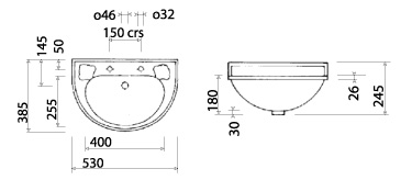 Specification drawing for - VCBASCL2WHIBL